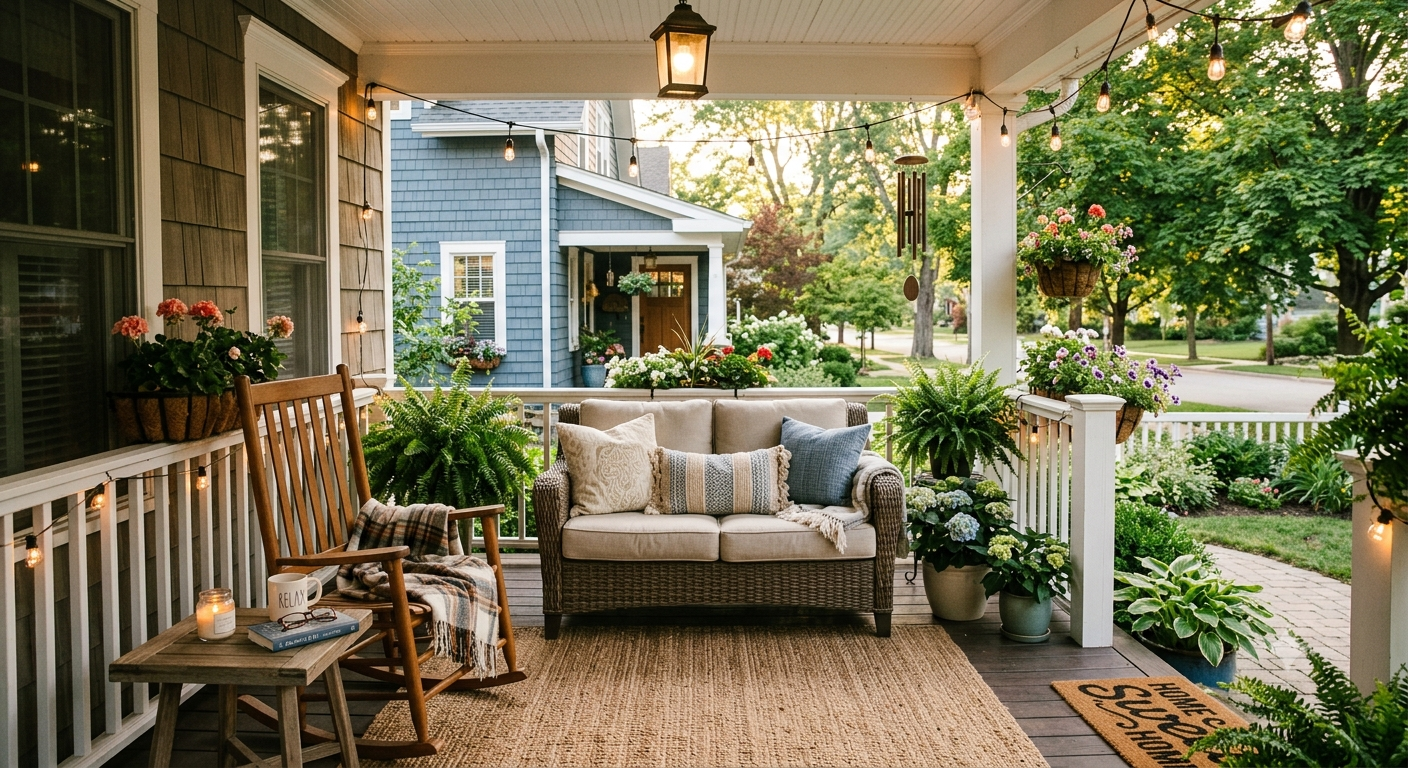 Front porch neighborhood community